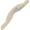 Ekena Millwork 4 3/4"H x 4 1/2"P x 6 5/8"F x 94 1/2"L, (3 7/8" Repeat), Floral Crown Moulding MLD04X04X06FL - alternate 4